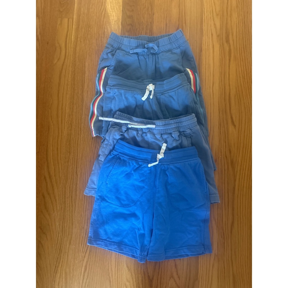 Boys Blue Sweat Shorts Bundle 4pk Primary Crewcuts Tea Collection Size 8 8-9